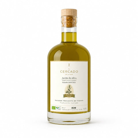Aceite de oliva virgen extra ecológico cristal 500ml (caja 6 unidades)